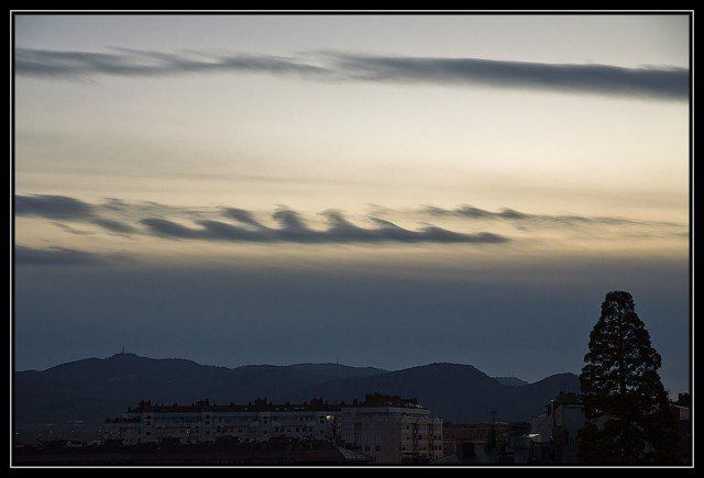 ¿inestabilidad Kelvin-Helmholtz Al Atardecer El 04/12/2010?