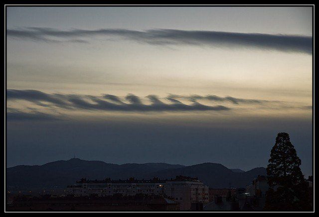 ¿inestabilidad Kelvin-Helmholtz Al Atardecer El 04/12/2010?
