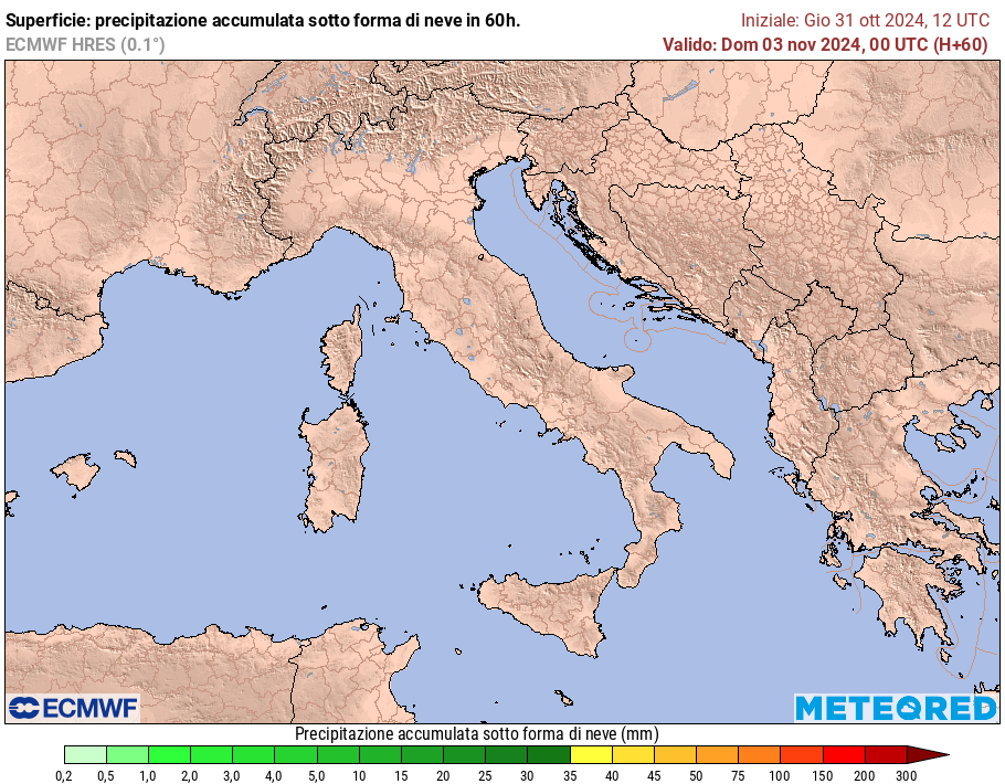 Alarme neve Nord-Ovest: ulteriori conferme