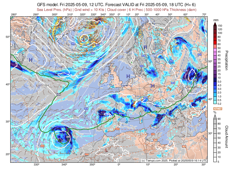 Modelos España - GFS Europa - Meteored