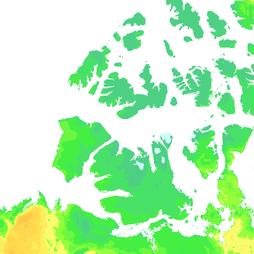 Mapa De Temperatura Para O Este Do Canada Tempo Com