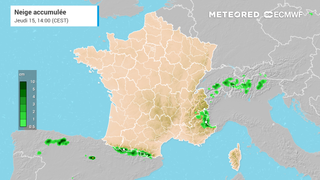 Neige accumulée