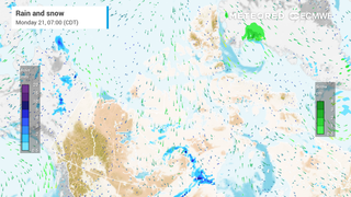 Rain and snow
