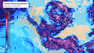 Accumulated precipitation