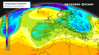 Temperatura a 500 hPa