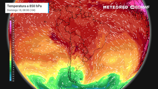 Temperatura a 850 hPa