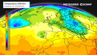 Temperatura a 500 hPa