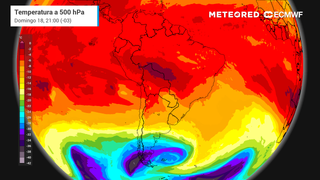 Temperatura a 500 hPa