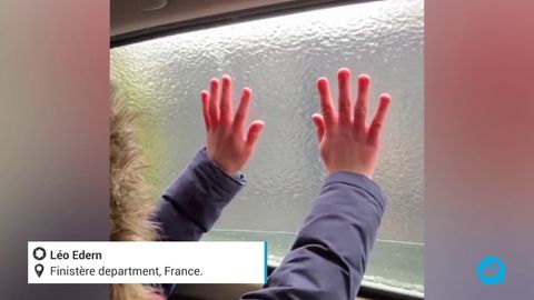 Pluie verglaçante dans l'ouest de la France