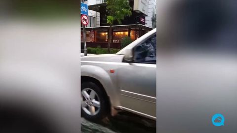 Violenta granizada cae en la Ciudad de México