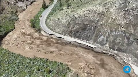 Inundaciones históricas obligan a cerrar Yellowstone, USA