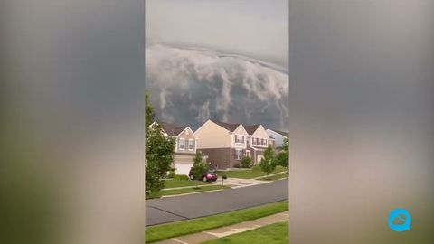 Impactante turbonada en Ohio, Estados Unidos