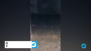Fortes chutes de grêle à Zliten en Lybie