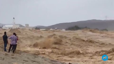 Lluvias torrenciales en el sur de la península arábiga