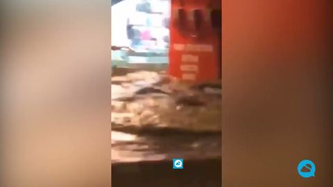 Inundação chocante na Colômbia