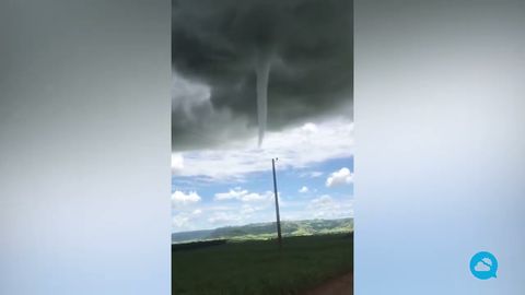 Impresionantes imágenes de una tuba en Paraguay