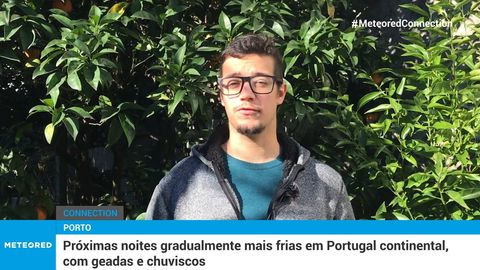 Próximas noites gradualmente mais frias em Portugal continental, com geadas e chuviscos
