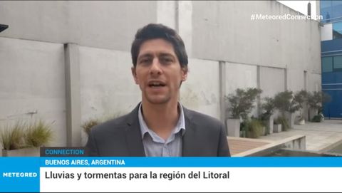 Lluvias y tormentas para la región del Litoral