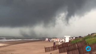 Tormentas muy violentas en el este de la provincia de Buenos Aires, Argentina