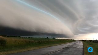 Tormentas muy violentas en Sudamérica