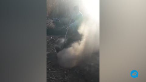 Misterioso incendio subterráneo en Guaymallén, Argentina