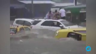 Inondations à Barranquilla, en Colombie