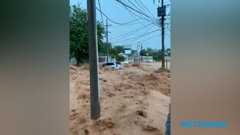 Terribles inundaciones en Nogales, México