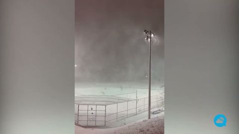 Fuerte tormenta invernal impactó en Ontario, Canadá