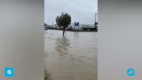 Impresionante temporal en la ciudad de Comodoro Rivadavia, Chubut, Argentina