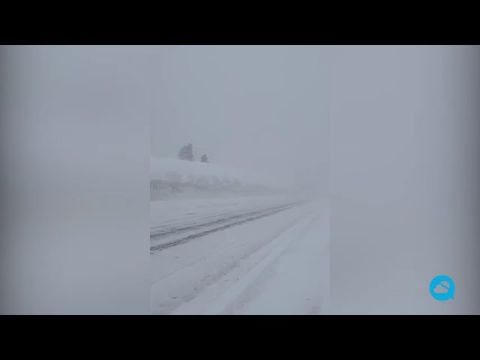 Intensa tormenta invernal en California, USA
