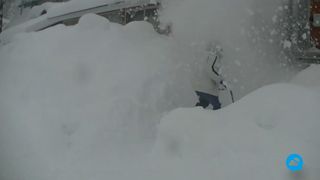 Abondantes chutes de neige sur les hauteurs japonnaises