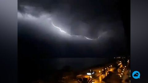 Tormentas intensas en España