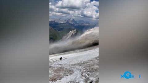 Tragedie in Marmolada (Italië) waar een deel van de gletsjer is afgebroken