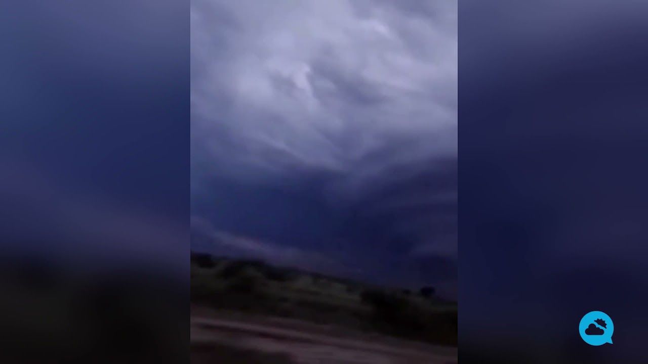 Incrivel tempestade de supercélulas no centro da Argentina