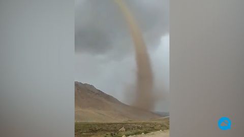 Spectacular tornado in Paihuano, Chile