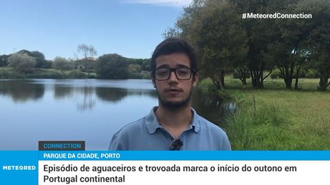Episódio de aguaceiros e trovoada marca o início do outono em Portugal continental