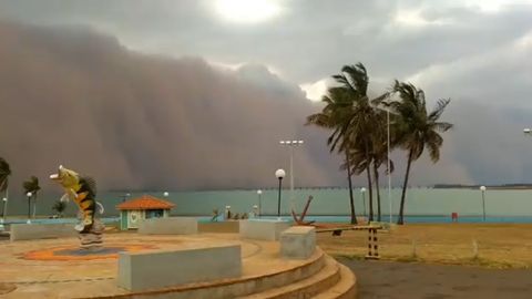 Una nueva tormenta de arena azota al estado de São Paulo, Brasil