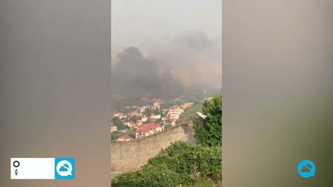 Oleada de incendios en Palermo, Italia