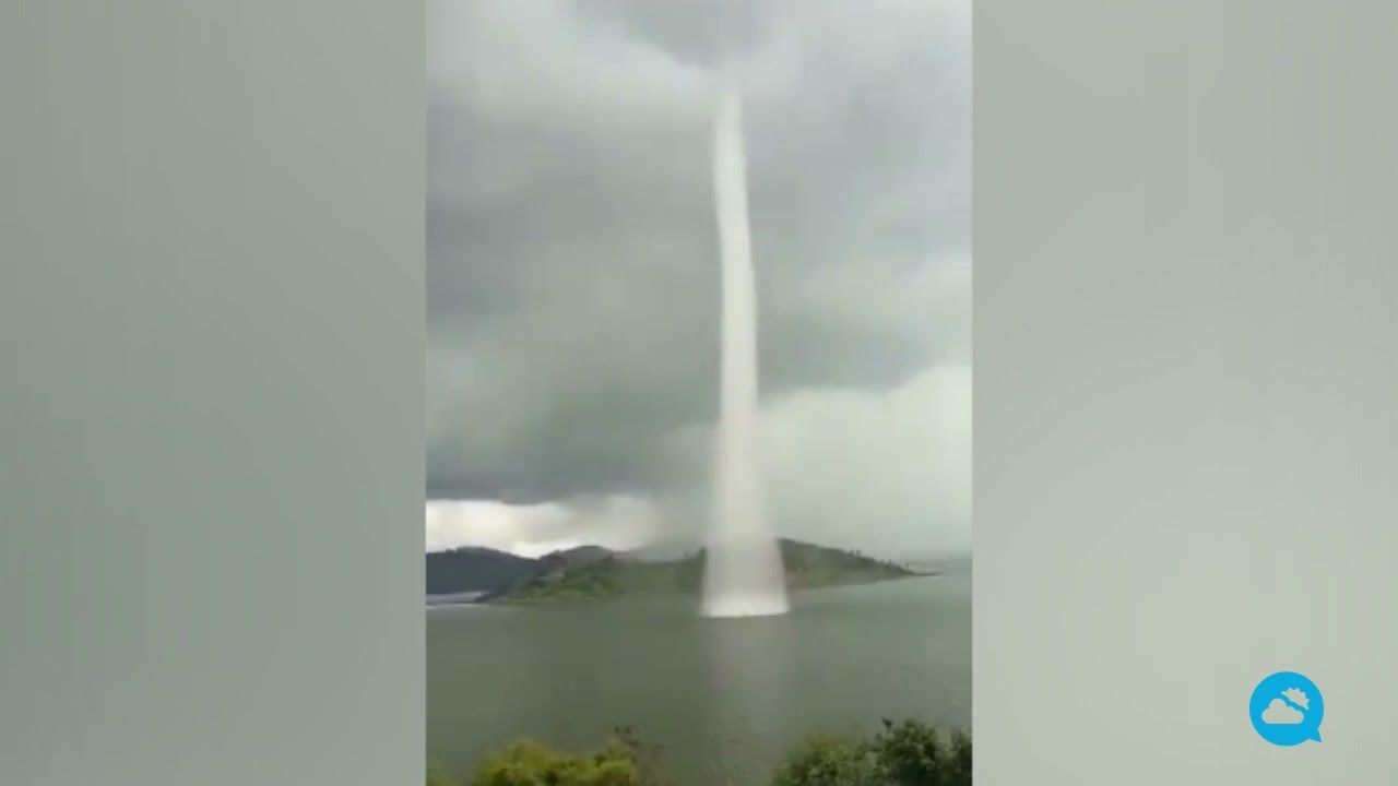 Espectacular manga marina en Ruanda