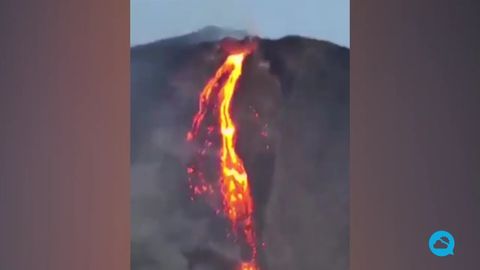 El volcán Stromboli entra en erupción