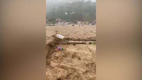 Terribles inundaciones en la provincia de Artvin, Turquía