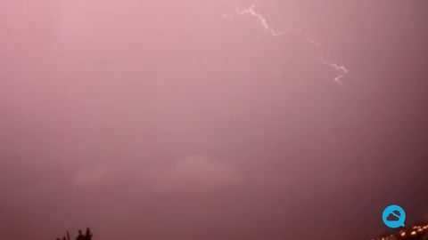 Impresionante video de una tormenta en Argentina