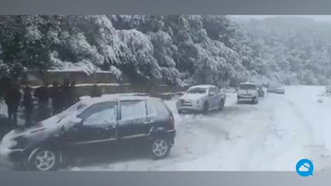Intensas nevadas en el norte de África