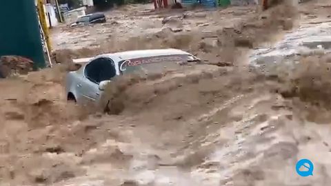 Graves inundaciones en el estado de Sonora, México