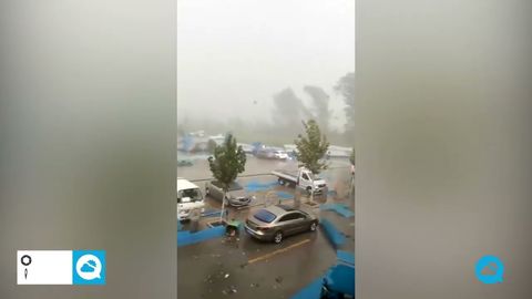 Impressionante tornado a Shangqiu, Cina