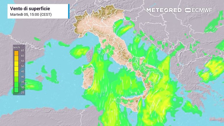 Maltempo: grossi problemi in vista per la Grecia, mentre l'Italia guarda  con attenzione al possibile 'medicane