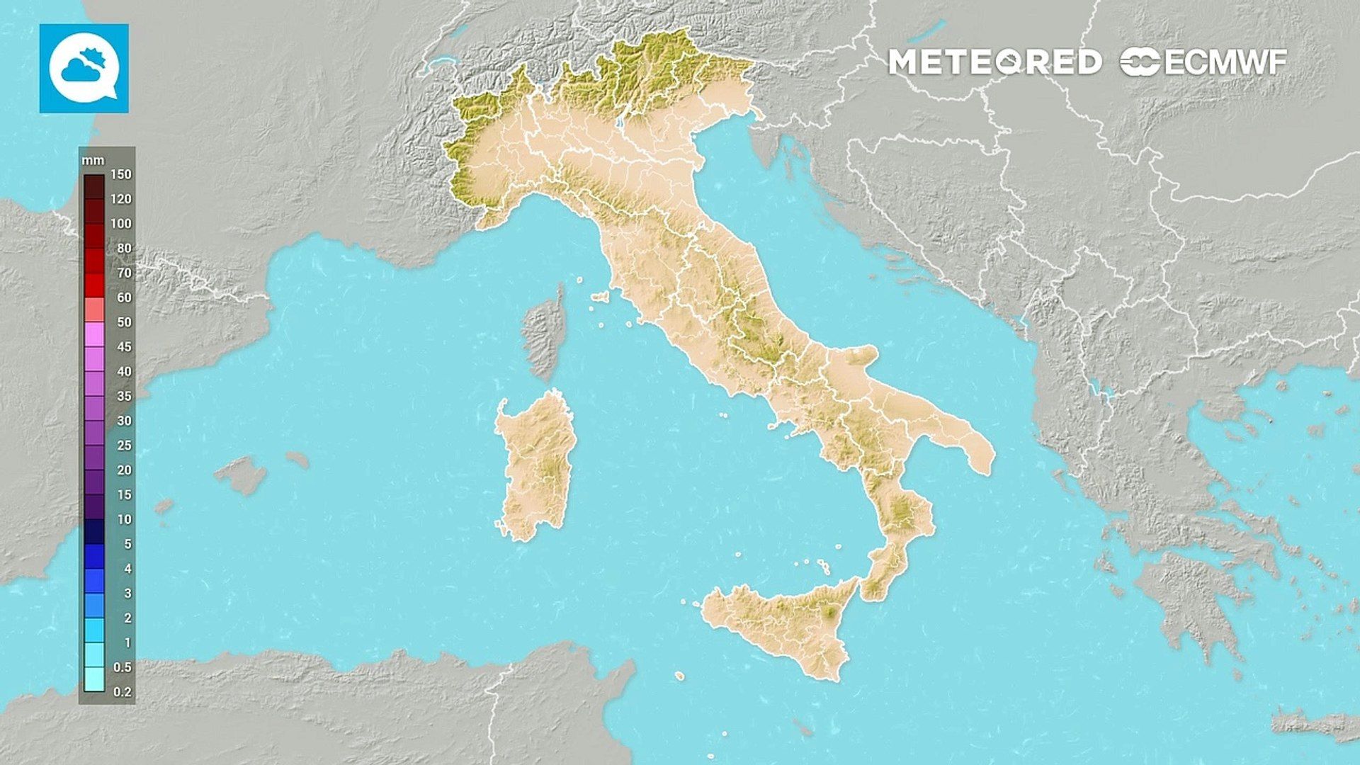 Maltempo: grossi problemi in vista per la Grecia, mentre l'Italia guarda  con attenzione al possibile 'medicane