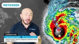 ¡Alerta! Huracán "Norma" categoría 4 amenaza varios estados de México