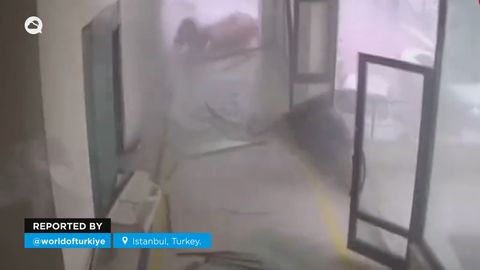 Destructive winds unleash chaos in Istanbul, Turkey