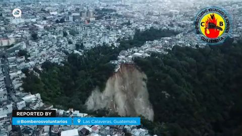 Catastrófico deslizamiento de tierra en Guatemala
